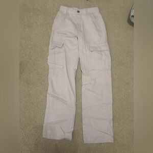 Stradivarius Light Purple Cargo Pants